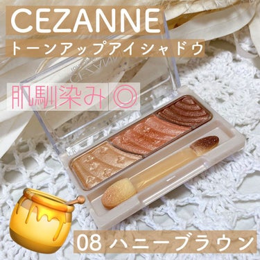 トーンアップアイシャドウ/CEZANNE/パウダーアイシャドウを使ったクチコミ（1枚目）