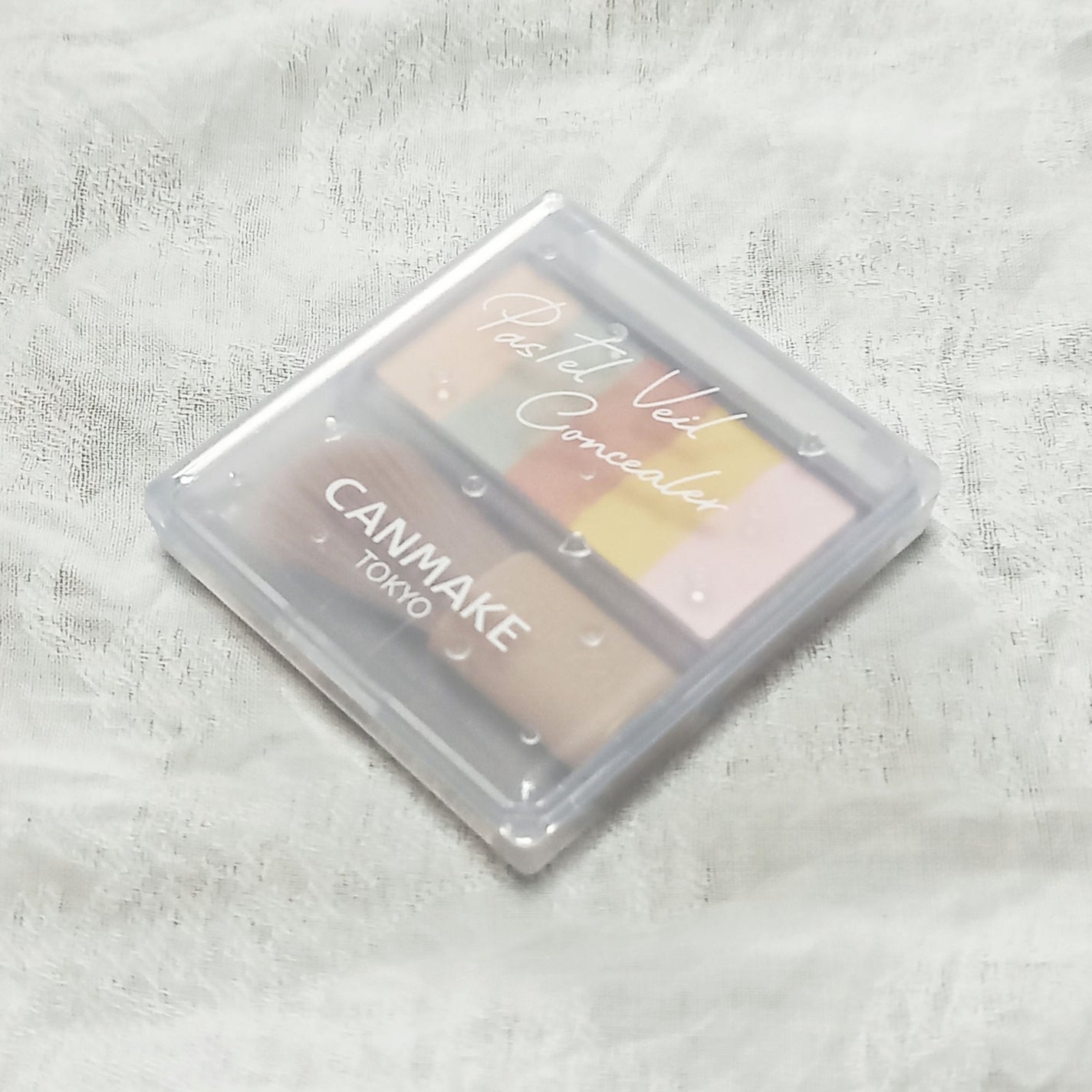パステルヴェールコンシーラー/キャンメイク/パレットコンシーラーを使ったクチコミ(3枚目)