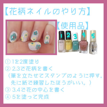 カラフルネイルズ キャンメイクを使った口コミ 余計な道具は使わない ポップでレトロな By なるめ フォロバ100 敏感肌 代前半 Lips