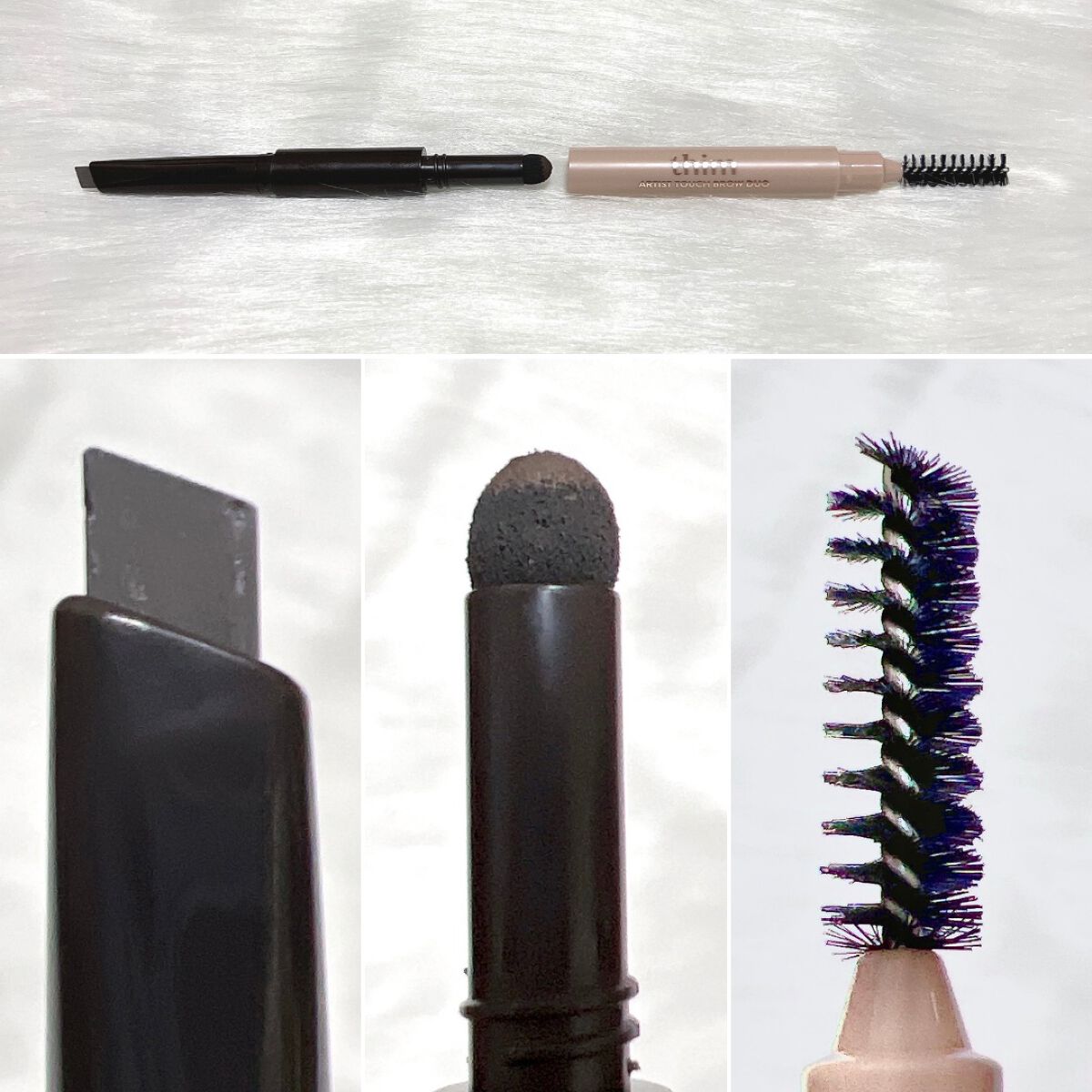 アーティストタッチブロウデュオ/thim/アイブロウペンシルを使ったクチコミ（2枚目）