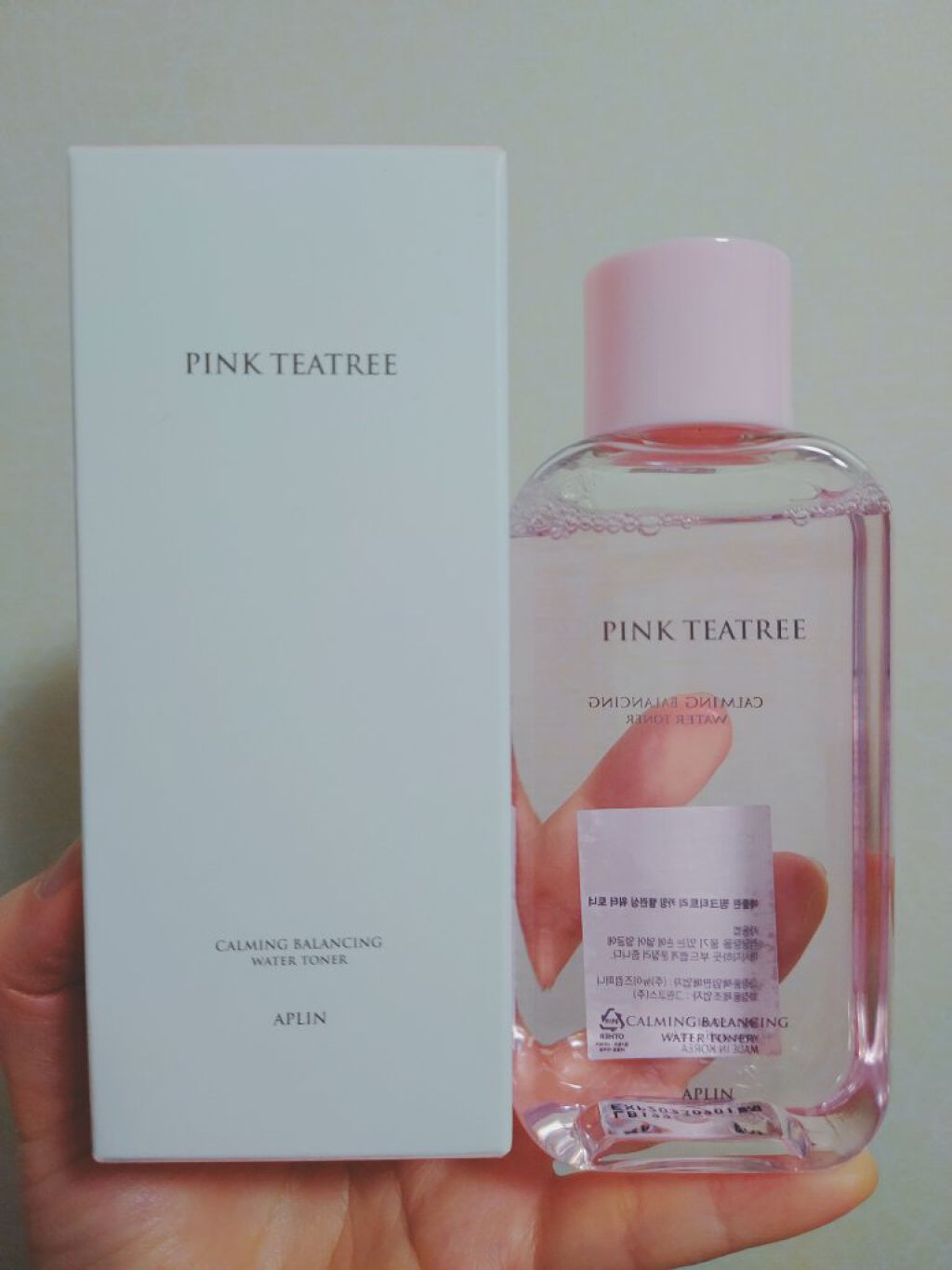 ピンクティーツリートナー/APLIN/化粧水を使ったクチコミ（1枚目）