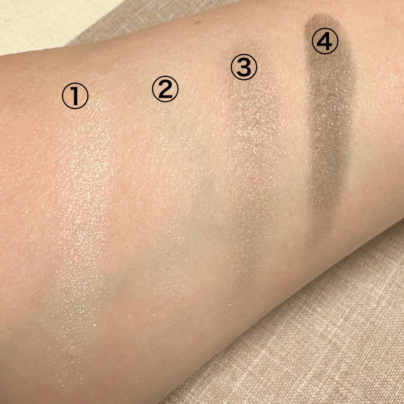 グラデーション アイシャドウ/ちふれ/アイシャドウパレットを使ったクチコミ（3枚目）