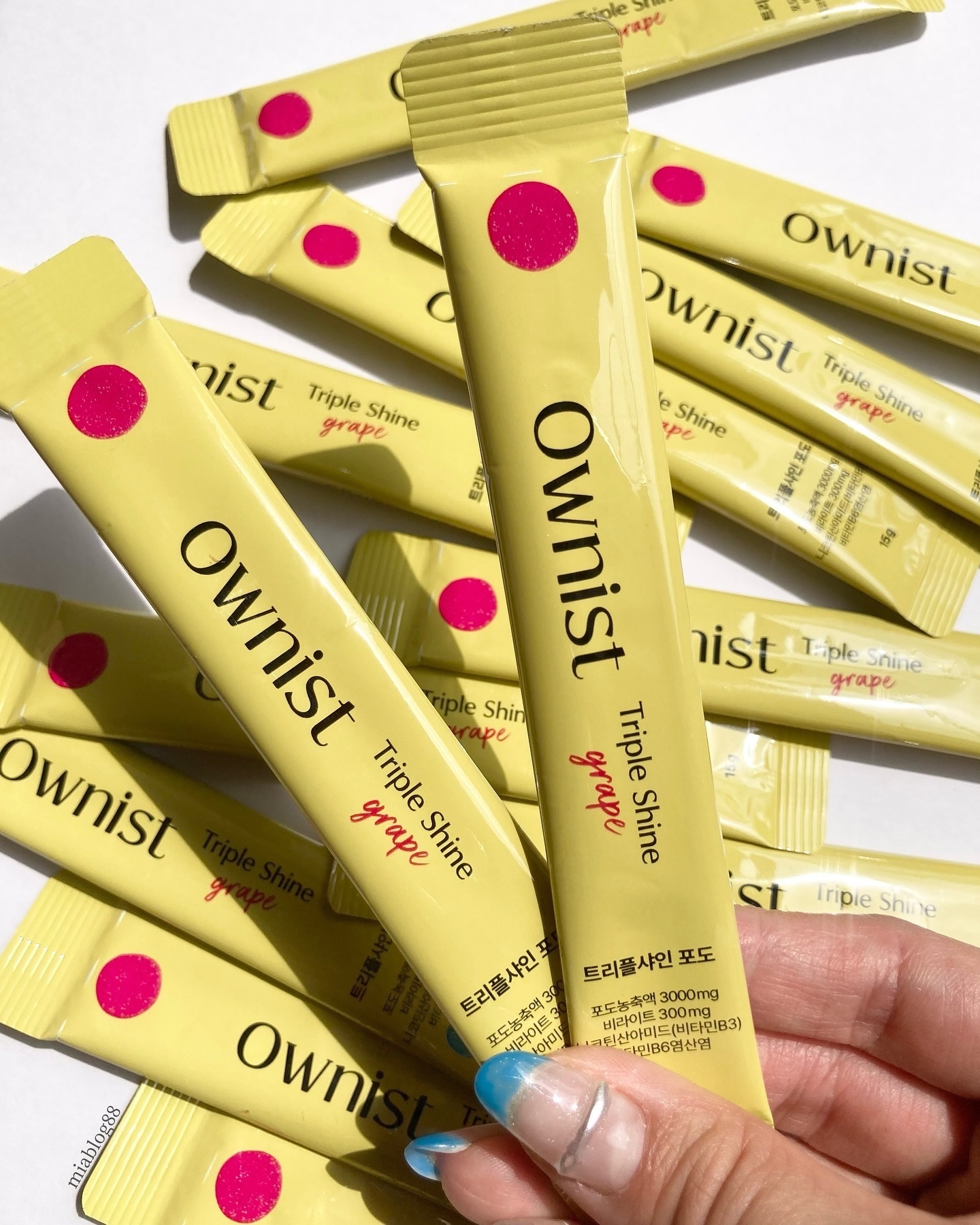 トリプルシャイン グレープ/Ownist/美容サプリメントを使ったクチコミ（2枚目）