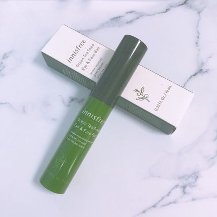 グリーンティーシード アイ&フェイスボール/innisfree/美容液を使ったクチコミ(2枚目)
