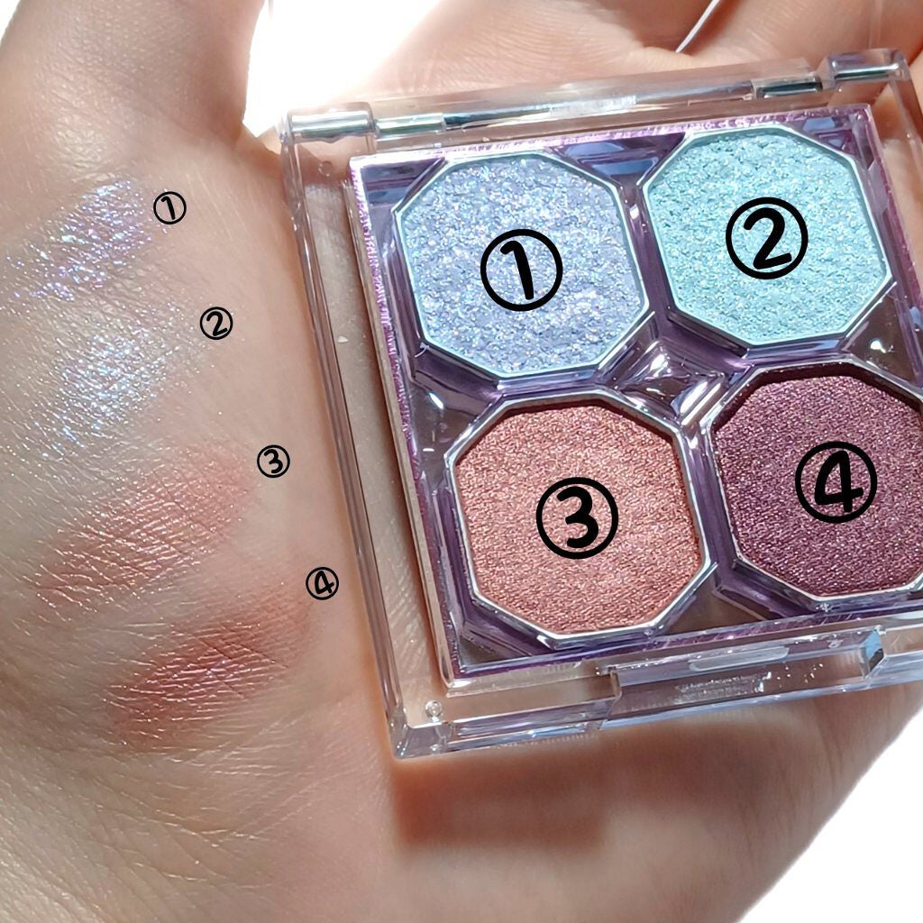 プレイカラーアイズ ミニオブジェ/ETUDE/アイシャドウパレットを使ったクチコミ(3枚目)