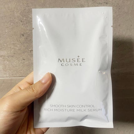 ミュゼコスメ スムーススキンコントロール リッチモイスチャーミルクセラム/ミュゼコスメ/保湿系入浴剤を使ったクチコミ(1枚目)