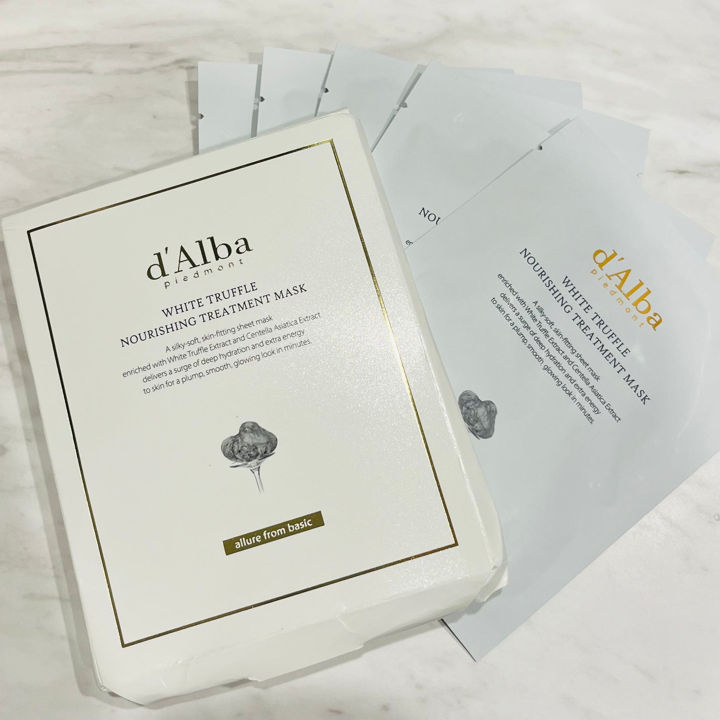 ホワイトトリュフナリシングトリートメントマスク/ダルバ/シートマスク・パックを使ったクチコミ(1枚目)