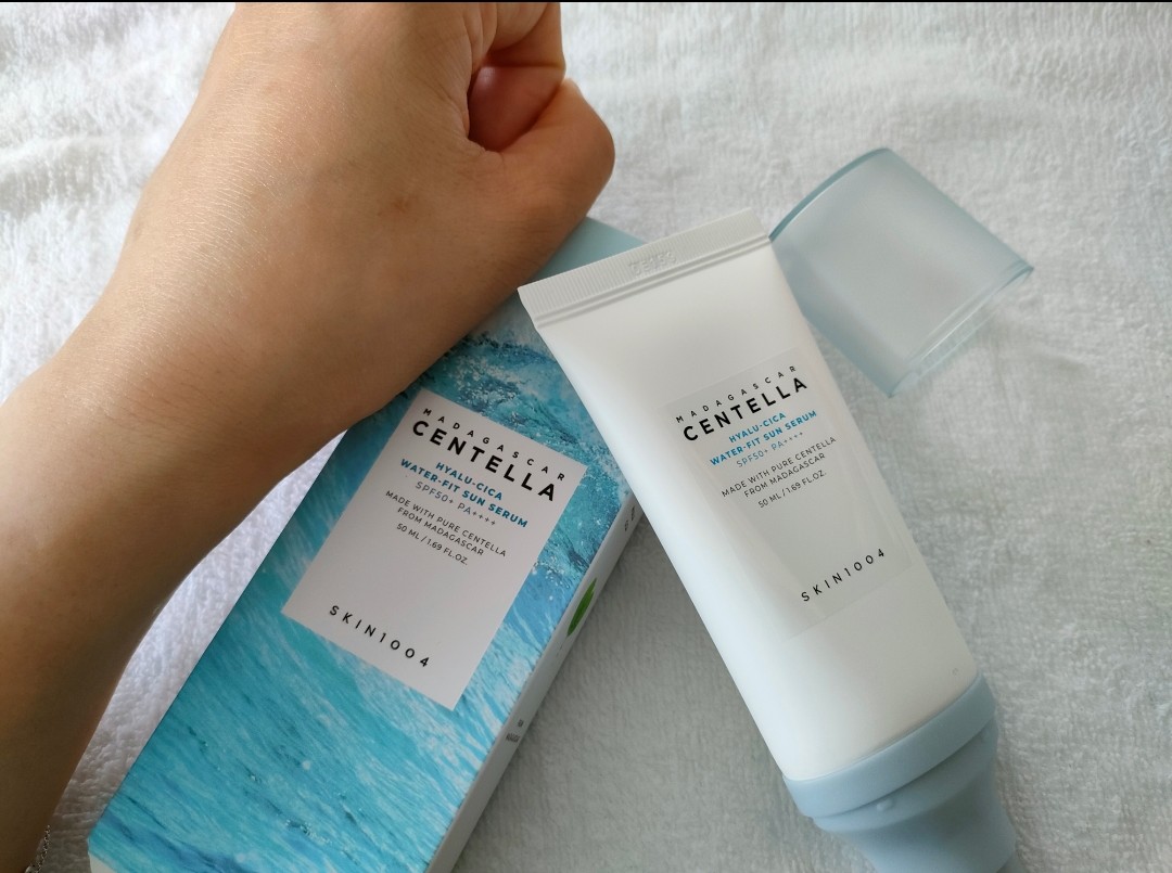 ヒアルーシカ ウォーターフィット サンセラム/SKIN1004/日焼け止めローションを使ったクチコミ（1枚目）