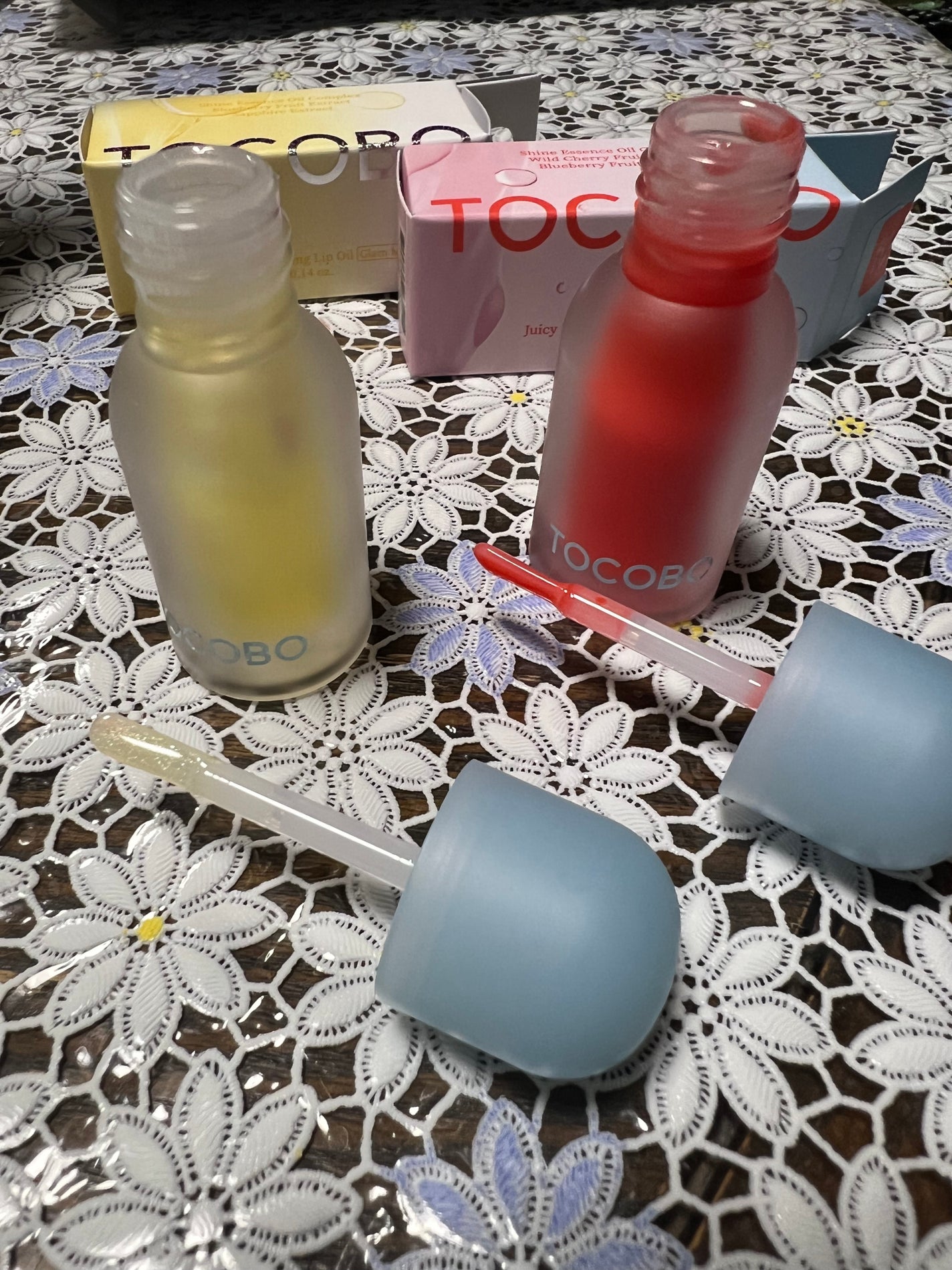 ジューシーベリープランピングリップオイル/TOCOBO/リップグロスを使ったクチコミ(3枚目)