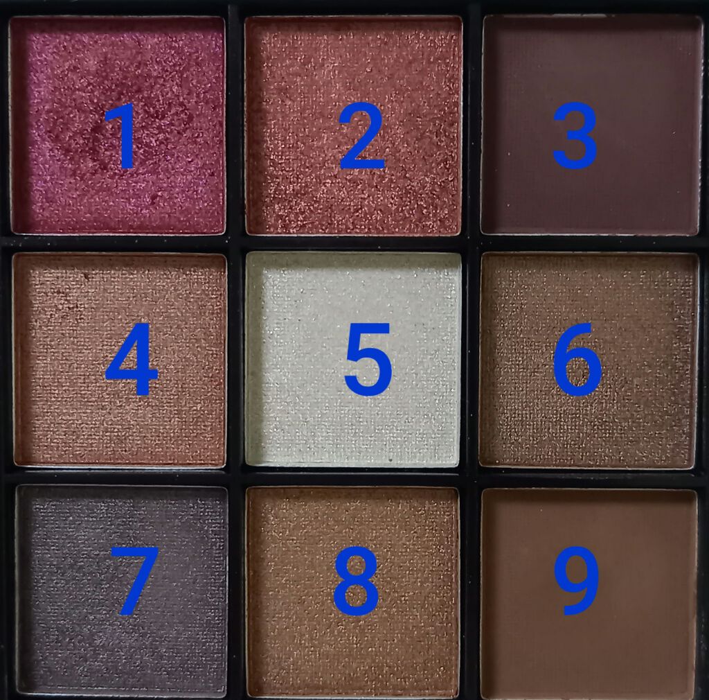 UR GLAM BLOOMING EYE COLOR PALETTE/U R GLAM/アイシャドウパレットを使ったクチコミ(3枚目)