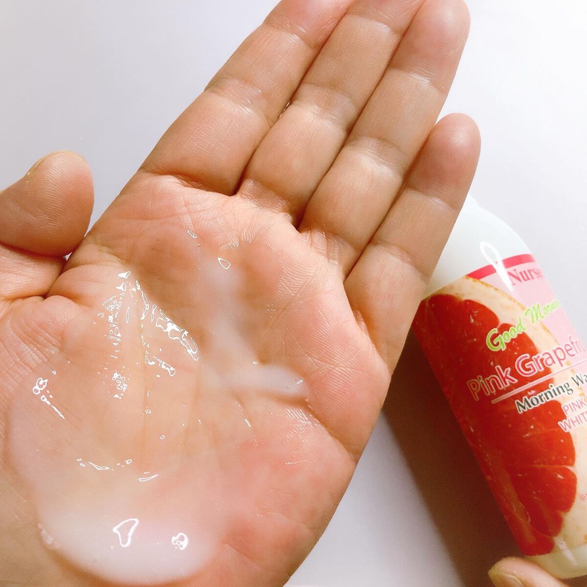 モーニングウォッシュジェリー ピンクグレープフルーツ/Nursery(ナーセリー)/その他洗顔料を使ったクチコミ（2枚目）