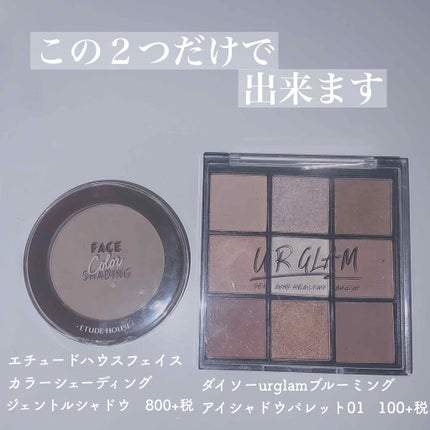 UR GLAM BLOOMING EYE COLOR PALETTE/U R GLAM/アイシャドウパレットを使ったクチコミ(1枚目)