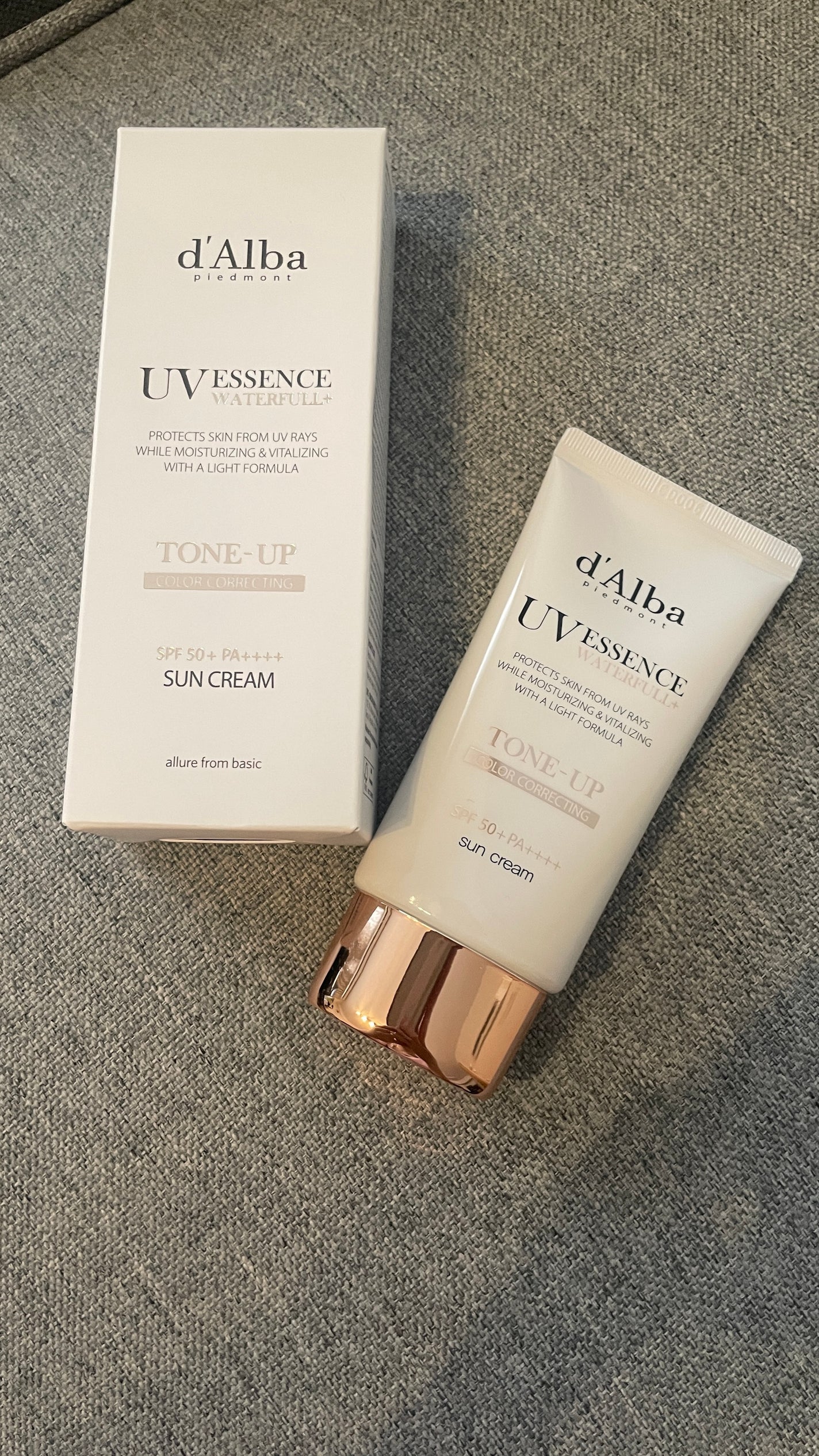 ウォータフルトーンアップサンクリーム/ダルバ/日焼け止めクリームを使ったクチコミ(1枚目)