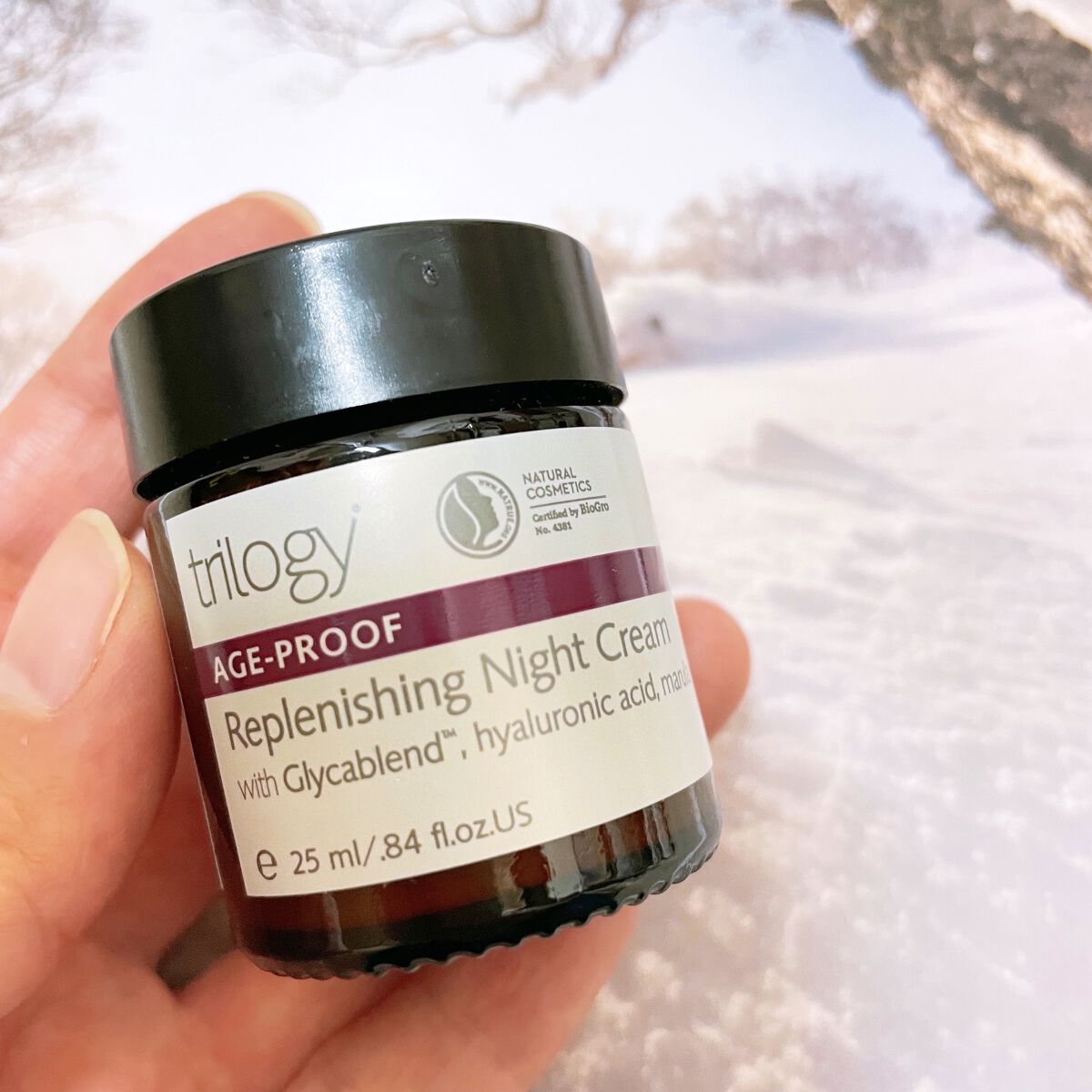 trilogy リプレニッシング ナイトクリームのクチコミ「ニュージーランドのコスメブランド、trilogy（トリロジー）のReplenishing Ni.....」（3枚目）