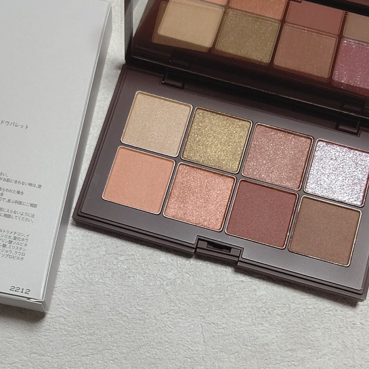 ウォーム メモリーズ アイシャドウパレット/RMK/アイシャドウパレットを使ったクチコミ(1枚目)