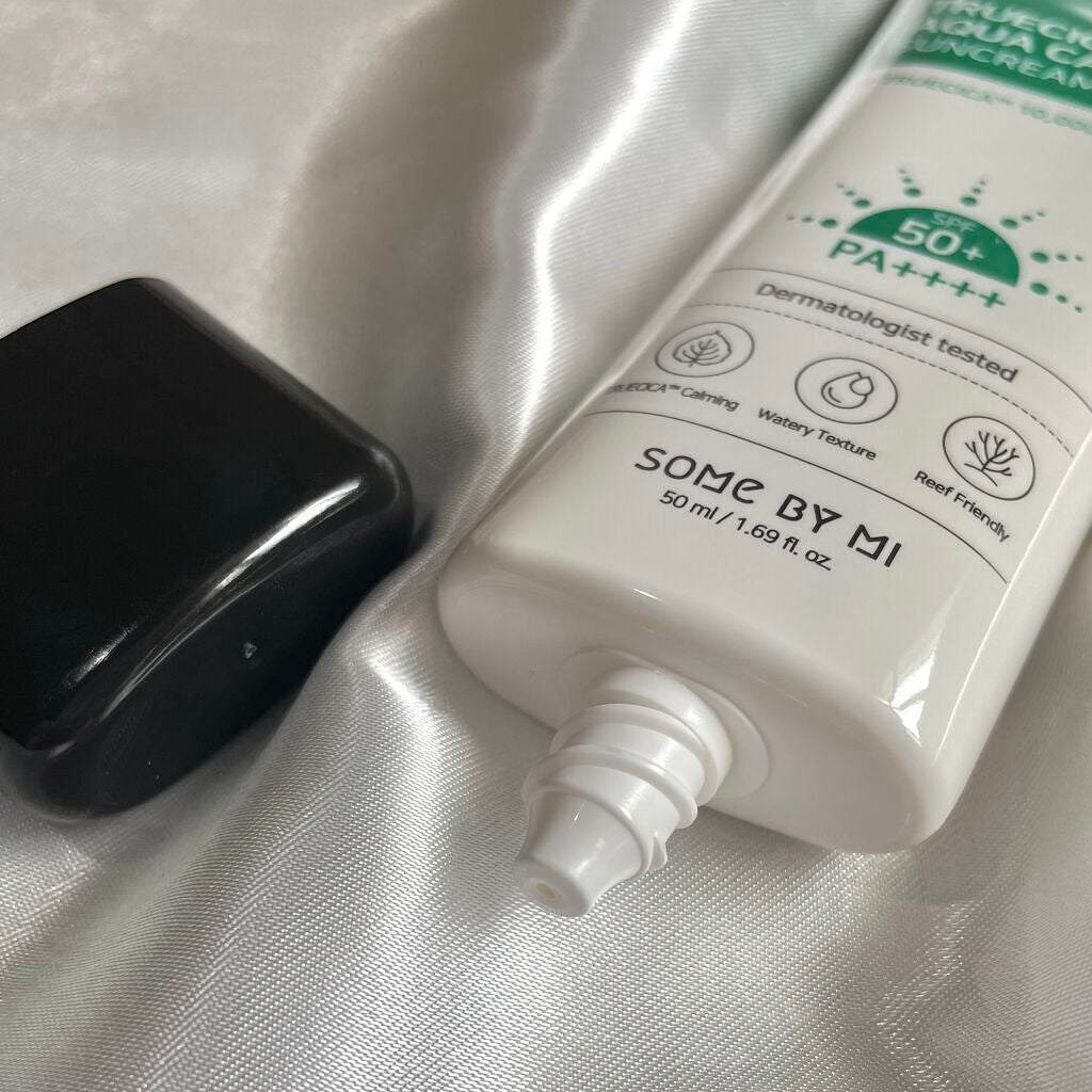 TRUECICA アクアカーミング日焼け止め/SOME BY MI/日焼け止めクリームを使ったクチコミ(3枚目)