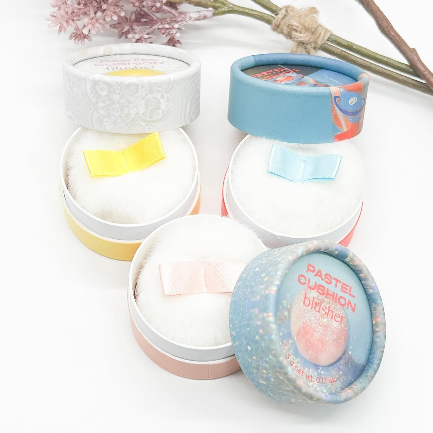 パステルクッションブラッシャー/THE FACE SHOP/パウダーチークを使ったクチコミ(4枚目)