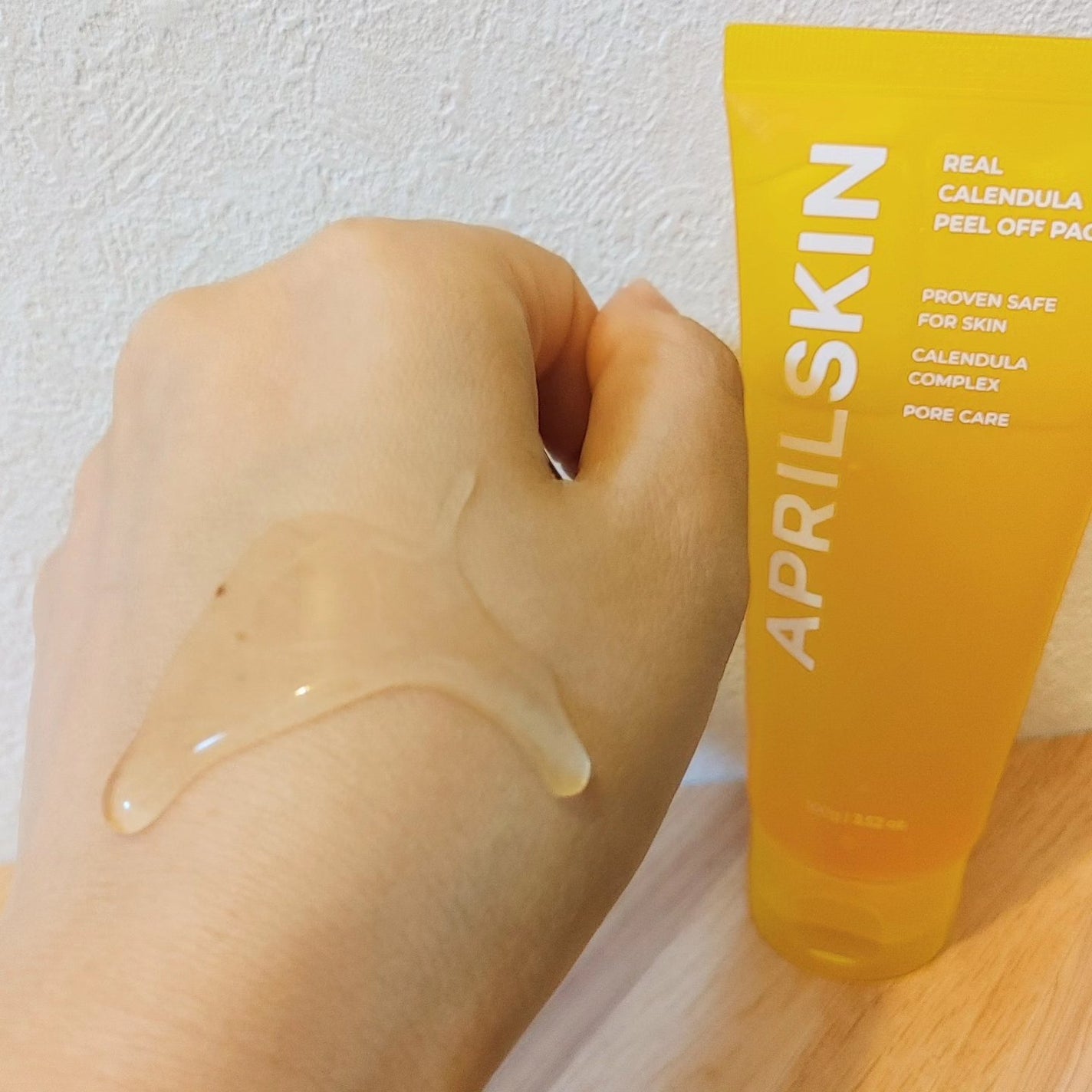 リアルカレンデュラピールオフパック/APRILSKIN/ピーリングを使ったクチコミ(3枚目)