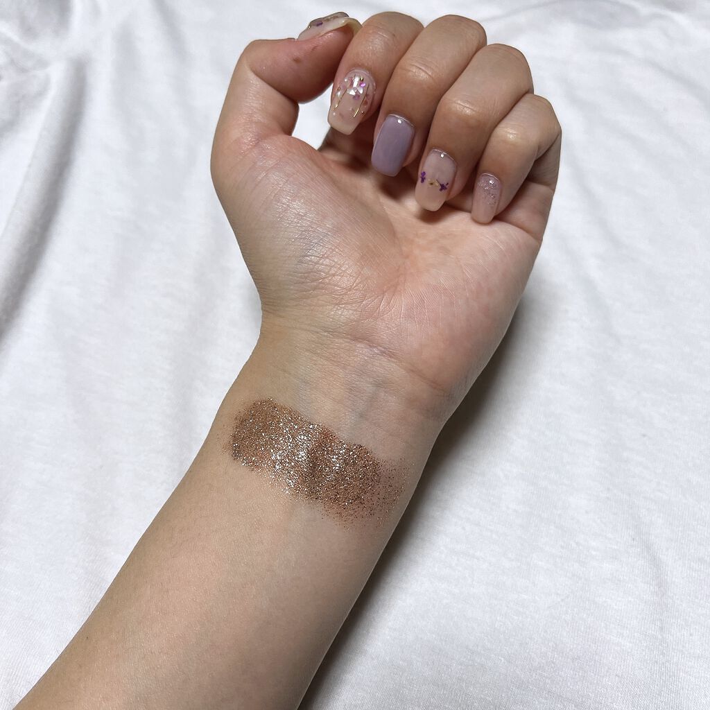 アイメタルグリッター 01/HOLIKA HOLIKA/グリッターを使ったクチコミ（2枚目）