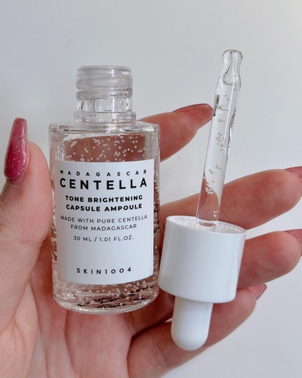 トーンブライトニング カプセルアンプル/SKIN1004/美容液を使ったクチコミ(4枚目)