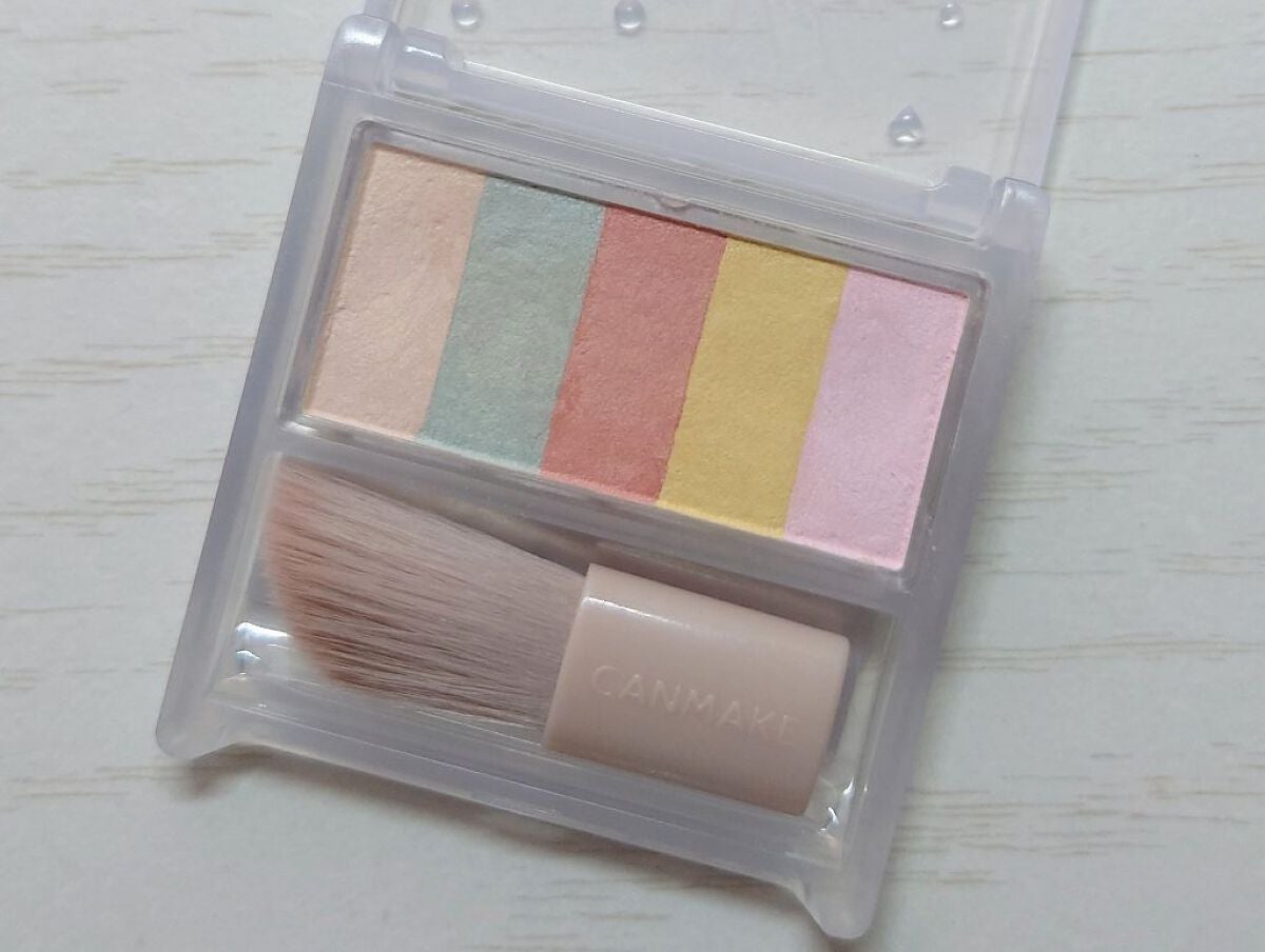 パステルヴェールコンシーラー/キャンメイク/パレットコンシーラーを使ったクチコミ(4枚目)