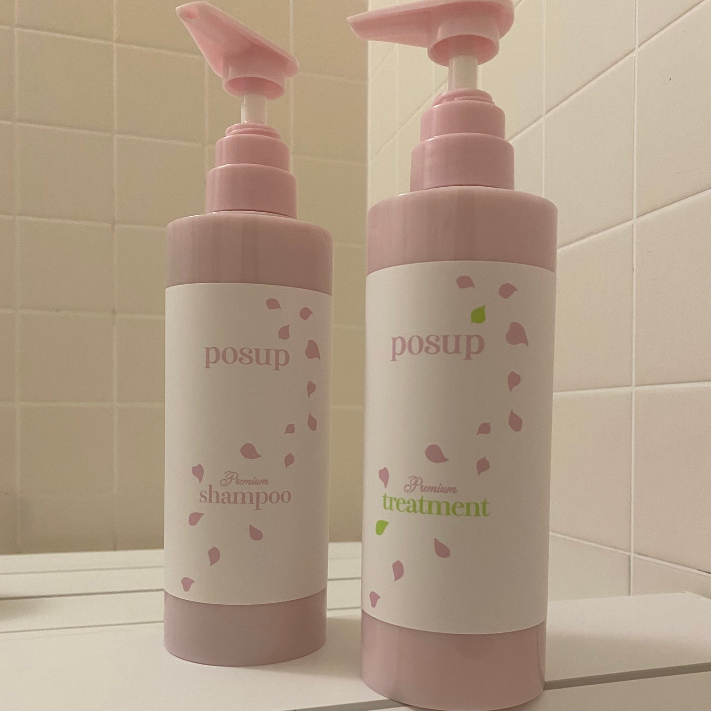 ポスプ プレミアムシャンプー/プレミアムトリートメント/posup/市販シャンプーを使ったクチコミ(1枚目)