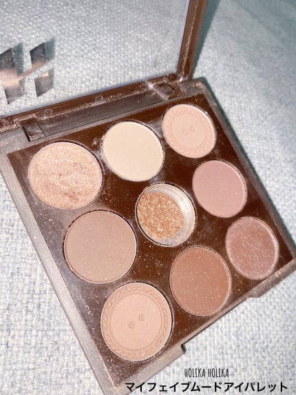 マイフェイブムードアイパレット 9カラー/HOLIKA HOLIKA/アイシャドウパレットを使ったクチコミ(1枚目)