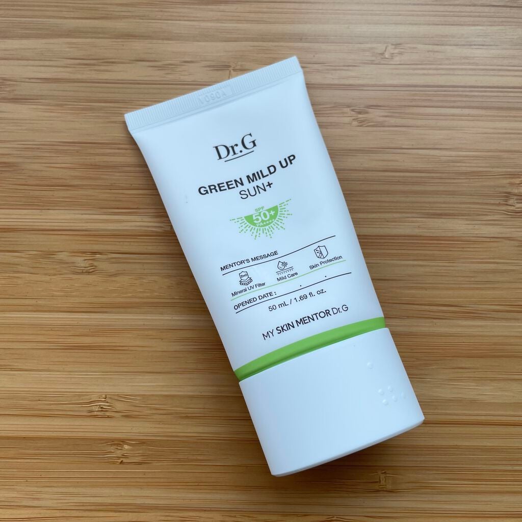 グリーンマイルドアップサンプラス/Dr.G/日焼け止めクリームを使ったクチコミ(1枚目)