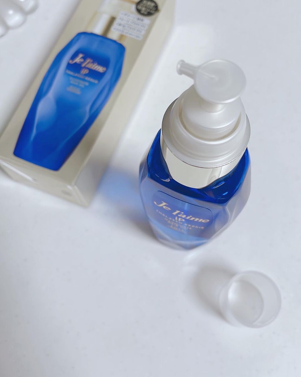 iP タラソリペアイルミネートヘアオイル/Je l'aime/ヘアオイルを使ったクチコミ(2枚目)