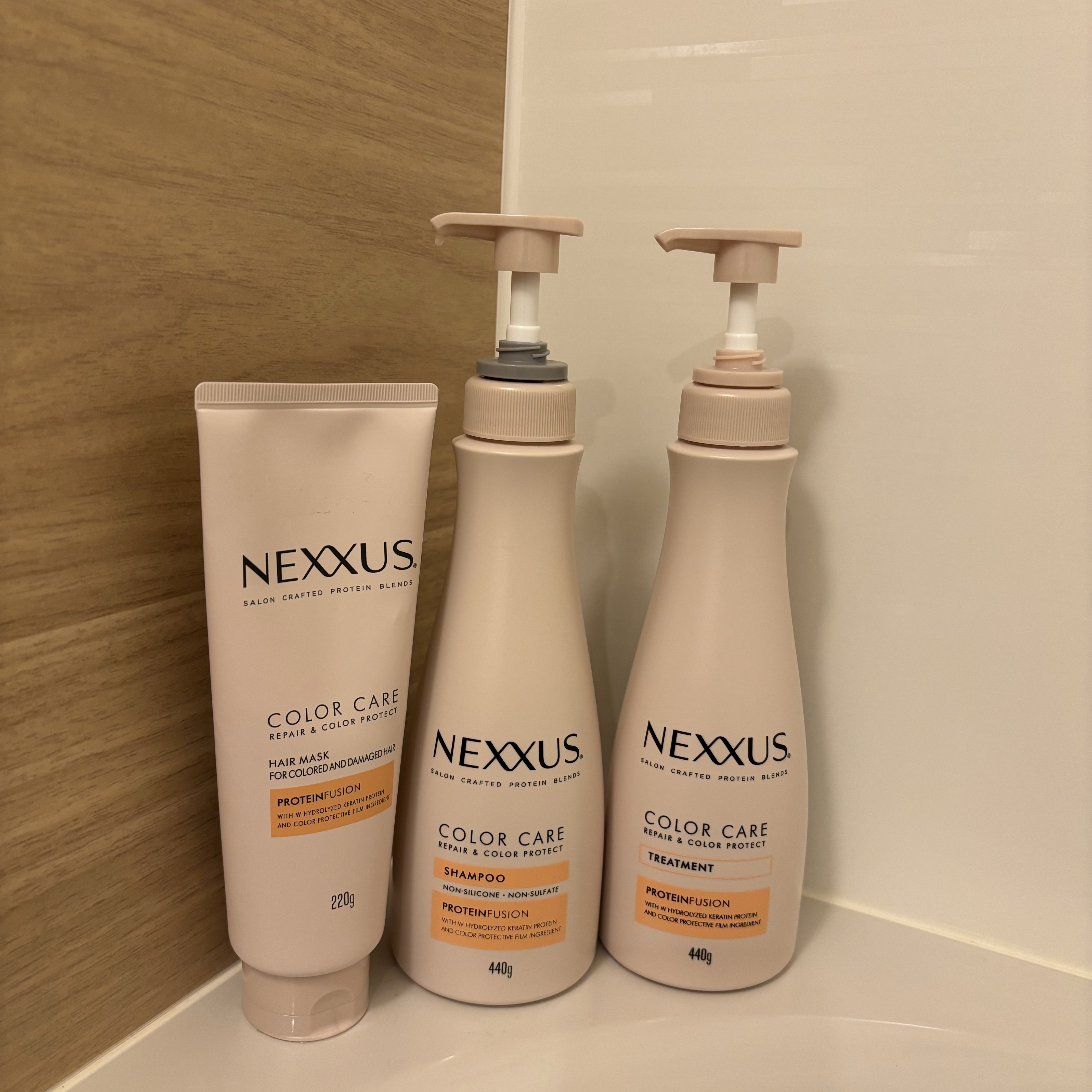 ネクサス リペア＆カラープロテクト シャンプー／トリートメント/NEXXUS(ネクサス)/市販シャンプーを使ったクチコミ（1枚目）