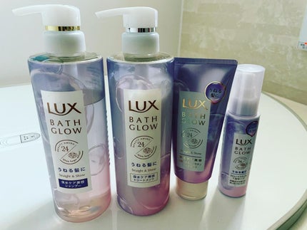 バスグロウ ストレート&シャイン シャンプー/トリートメント/LUX/市販シャンプーを使ったクチコミ(1枚目)