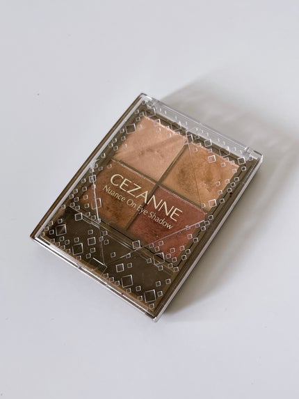 ニュアンスオンアイシャドウ 03 ブロンズレッド/CEZANNE/アイシャドウパレットを使ったクチコミ(2枚目)