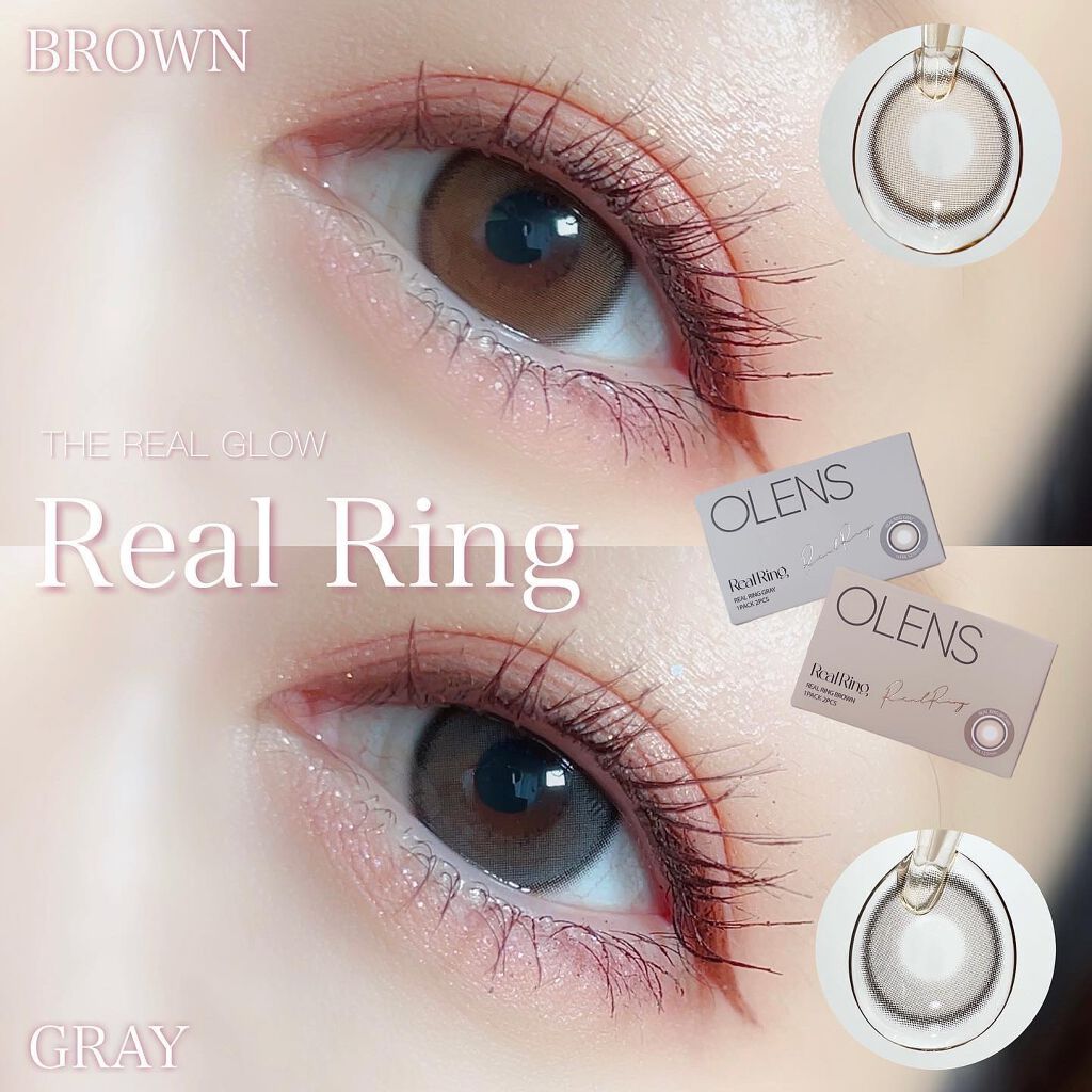 Real Ring 1Month/OLENS/1ヶ月(1MONTH)カラコンを使ったクチコミ(1枚目)