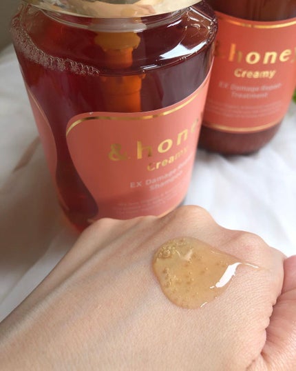 Creamy EXダメージリペアシャンプー1.0/ヘアトリートメント2.0/&honey/市販シャンプーを使ったクチコミ(2枚目)