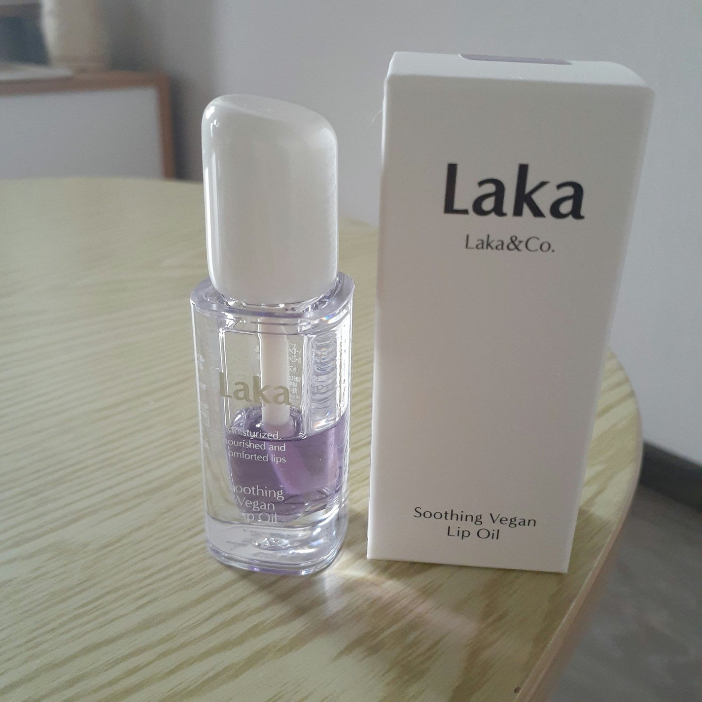 スージングヴィーガンリップオイル/Laka/リップオイルを使ったクチコミ(1枚目)