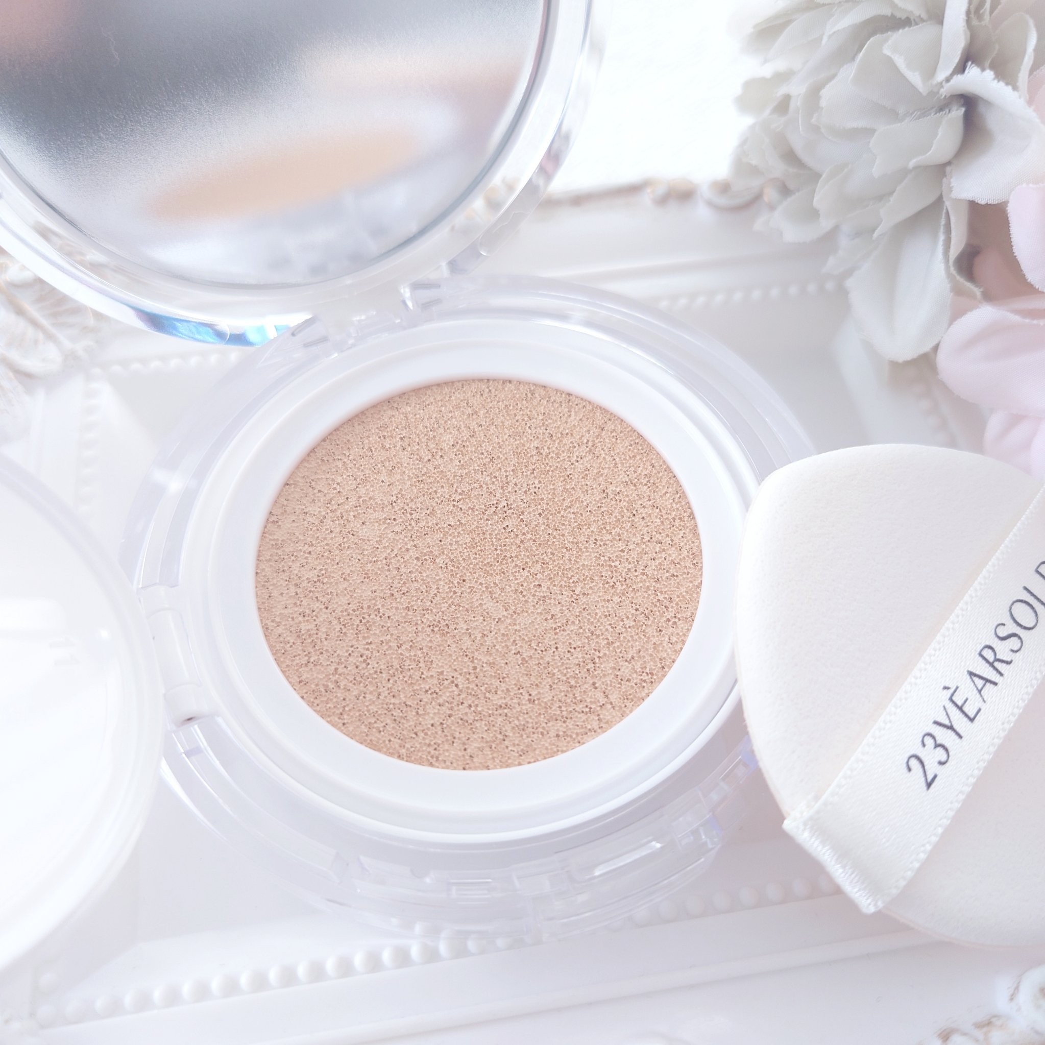 ハートリーフシーンカバークッション/23years old/クッションファンデーションを使ったクチコミ（3枚目）