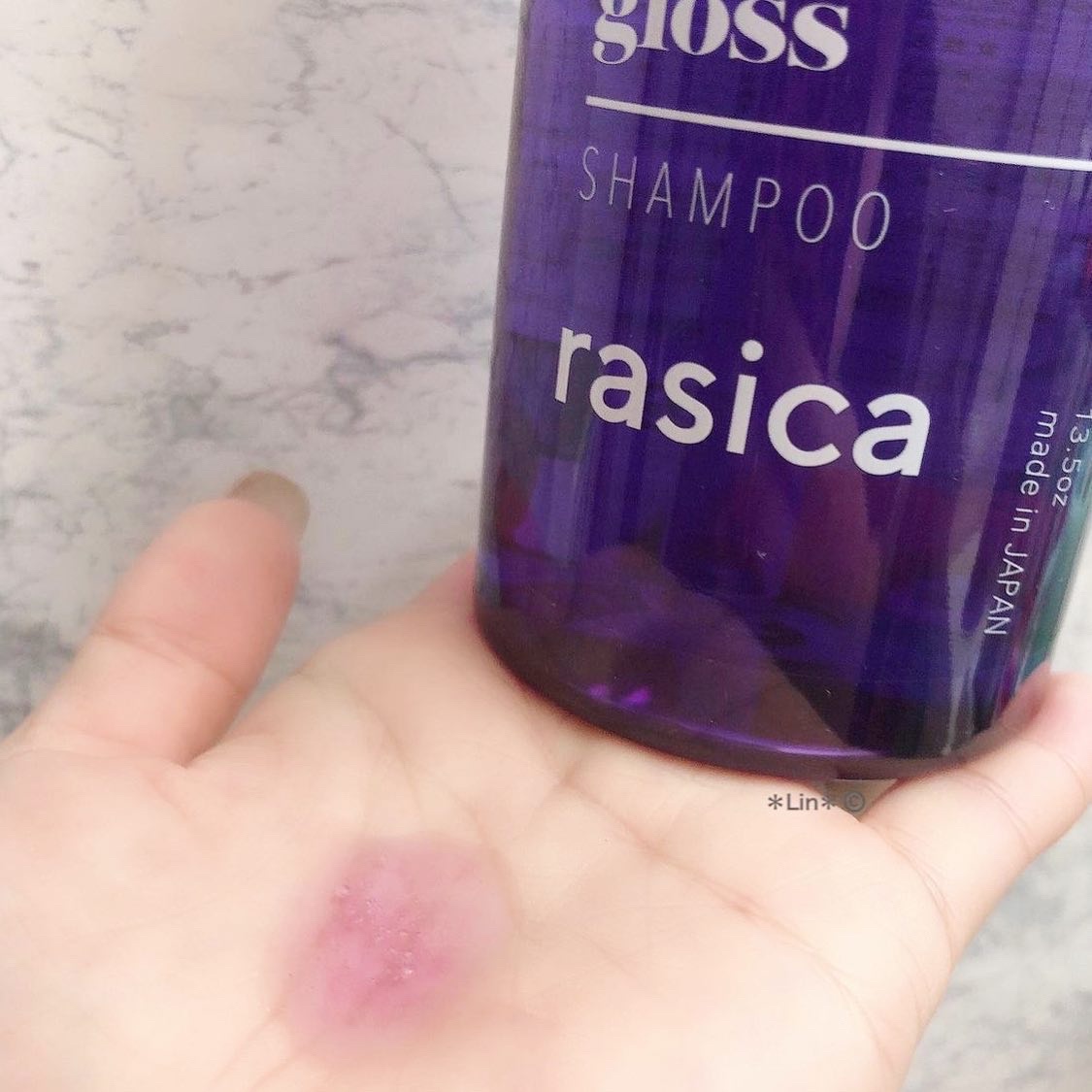シースルーグロスシャンプー／トリートメント シャンプー/rasica/市販シャンプーを使ったクチコミ（2枚目）