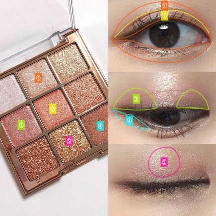 ワンピックアイシャドウパレット/APLIN/アイシャドウパレットを使ったクチコミ(6枚目)