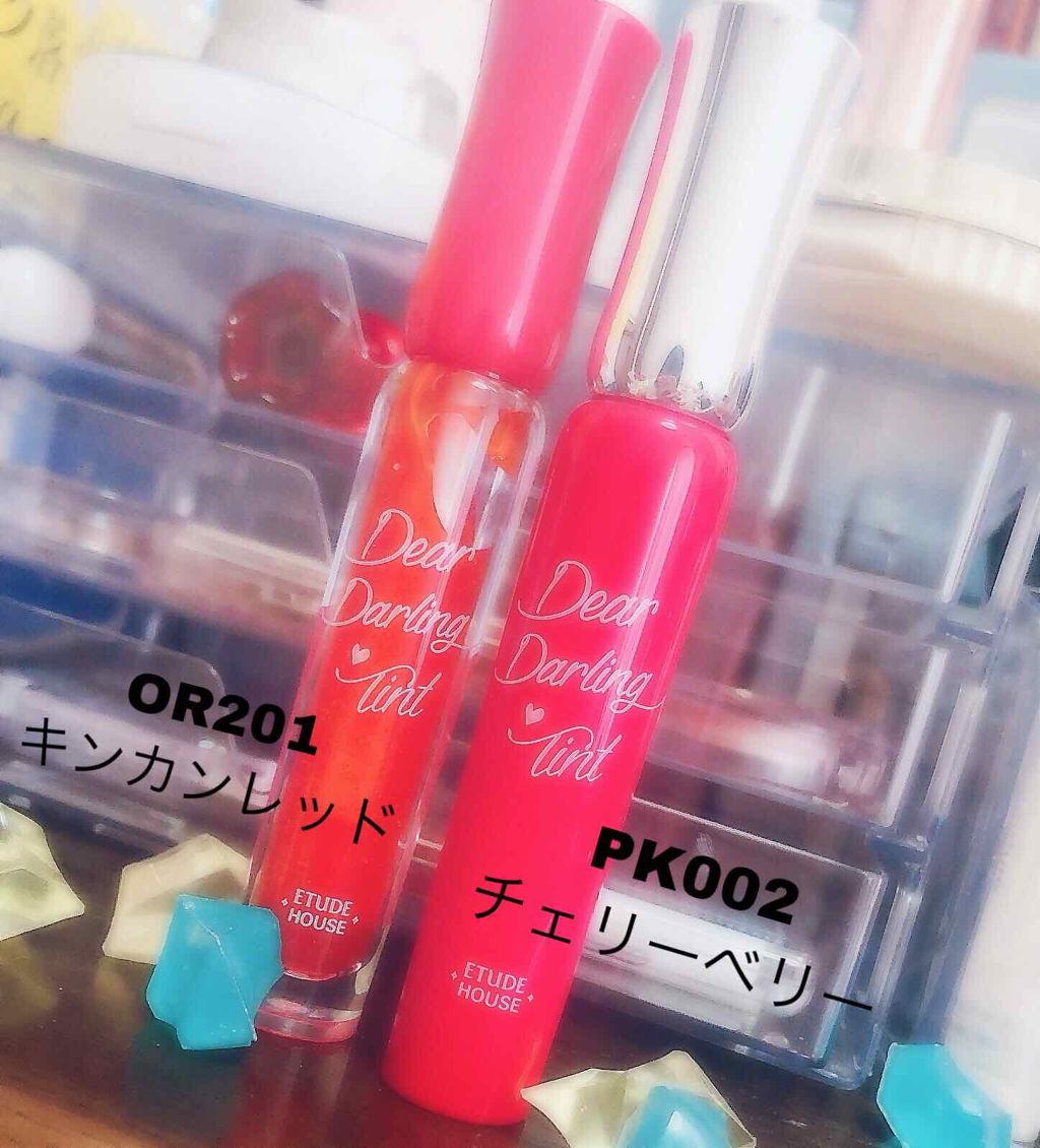 ディアダーリン ウォータージェルティント/ETUDE/リップティントを使ったクチコミ（1枚目）