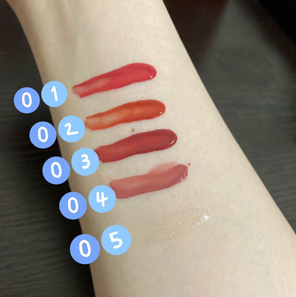 シアーベルベットティント/Dear.A/リップティントを使ったクチコミ（2枚目）