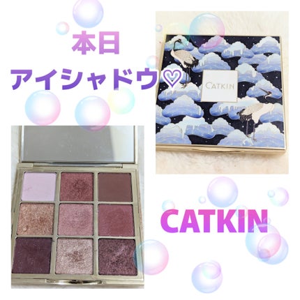 長相思シリーズ 9色アイシャドウパレット C04 冬雪(ふぶき)(日本限定色)/CATKIN/アイシャドウパレットを使ったクチコミ(1枚目)