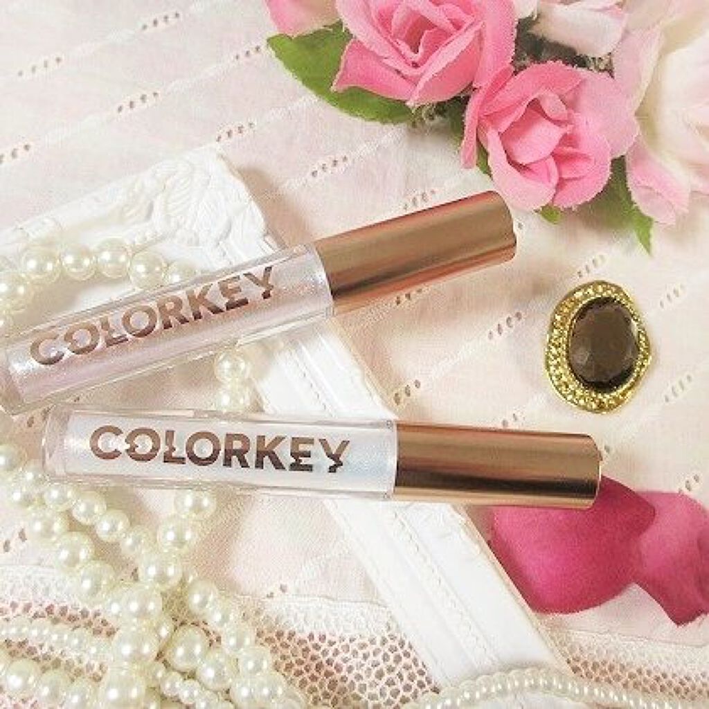 スパークリングギャラクシーリキッドアイシャドウ C04 陽が差す道/COLORKEY/リキッドアイシャドウを使ったクチコミ（2枚目）