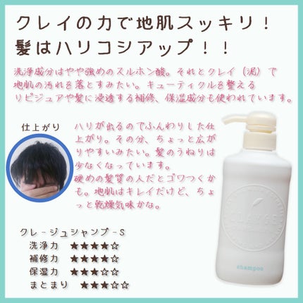 シャンプー/トリートメント SN さらさら/CLAYGE/シャンプー・コンディショナーを使ったクチコミ(1枚目)