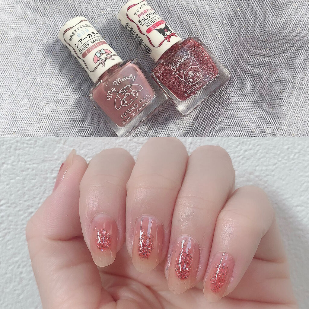 フレンドネイル(リニューアル品)	/DAISO/マニキュアを使ったクチコミ（3枚目）