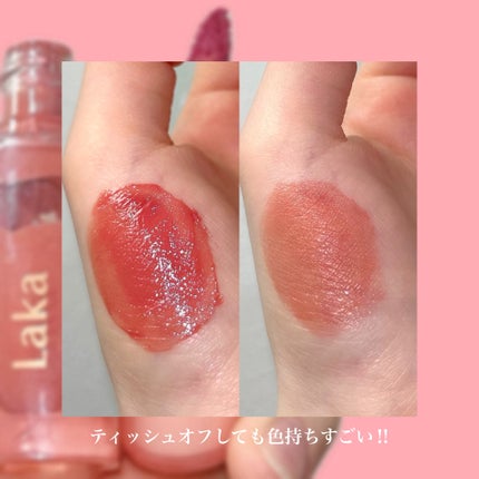 ジェリーイングヌードグロス/Laka/リップグロスを使ったクチコミ(4枚目)