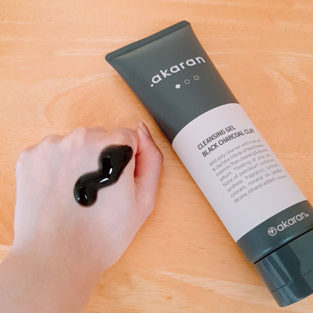 ブラックジェルクレンジング/.akaran/クレンジングジェルを使ったクチコミ(2枚目)