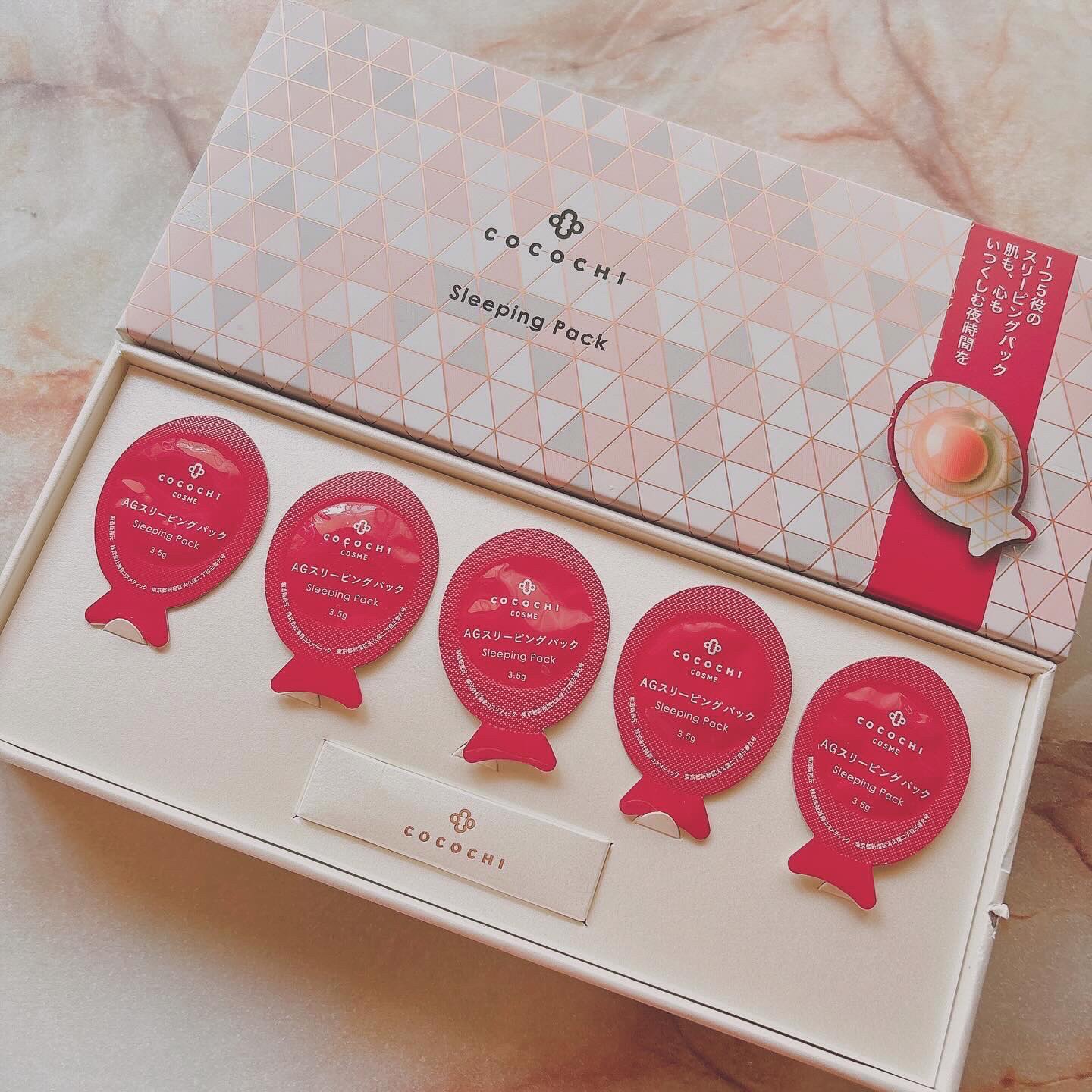 ココチ AG スリーピングパック N/COCOCHI/フェイスクリームを使ったクチコミ（1枚目）