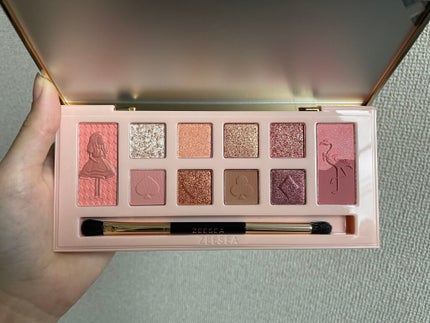 アリスドリームランドシリーズ 12色アイシャドウパレット(ZEESEA×大英博物館)/ZEESEA/アイシャドウパレットを使ったクチコミ(2枚目)