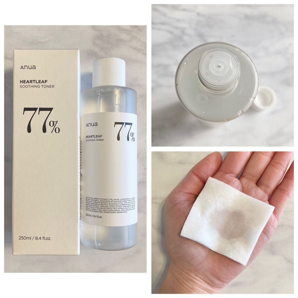 ドクダミ 77 スージングトナー/Anua/化粧水を使ったクチコミ（2枚目）