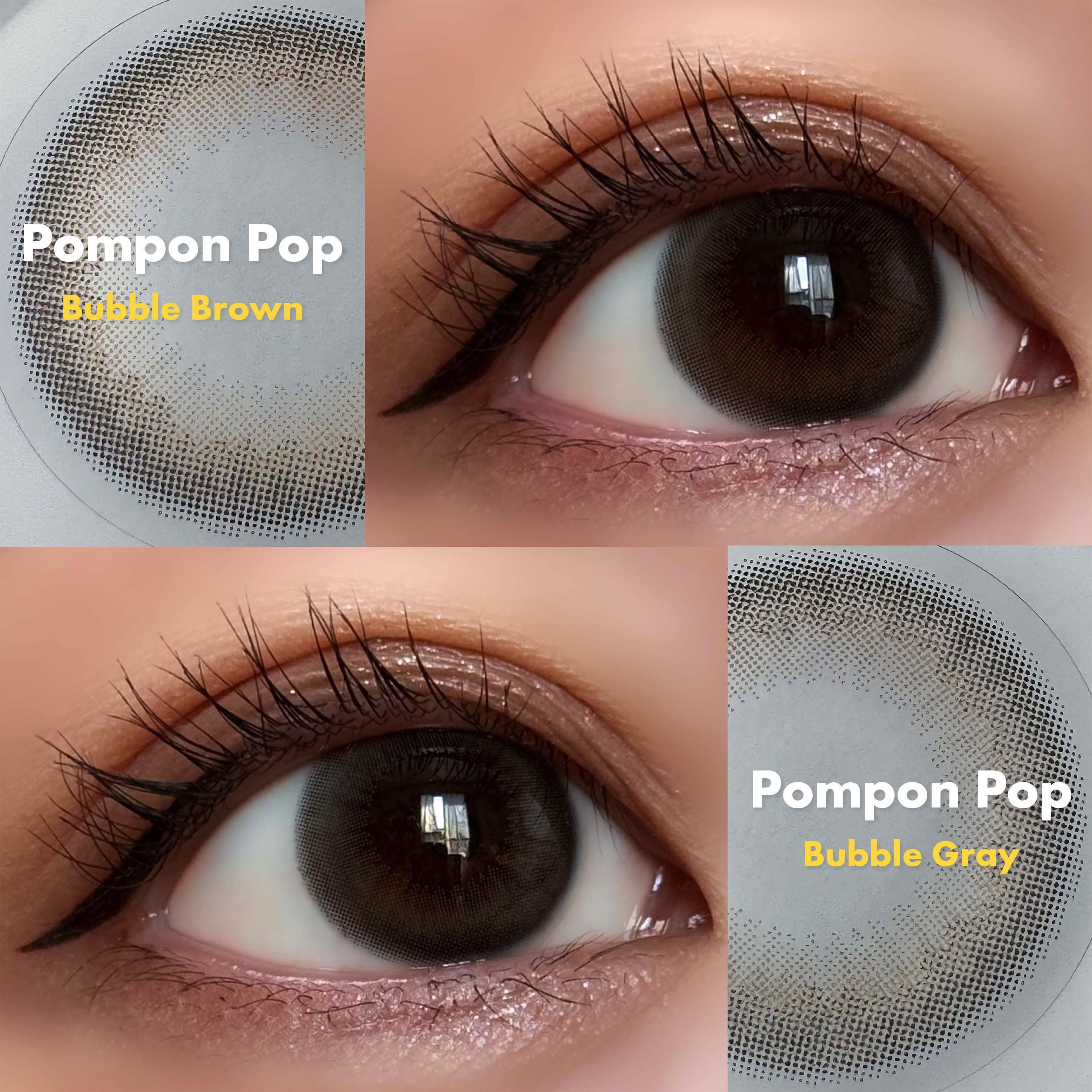 Pompon Pop /chuu LENS/ワンデー（１DAY）カラコンを使ったクチコミ（2枚目）